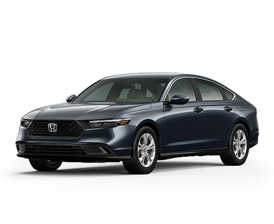 2026 Honda Accord Sedan LX in Meteorite Gray Metallic — front three-quarter view
