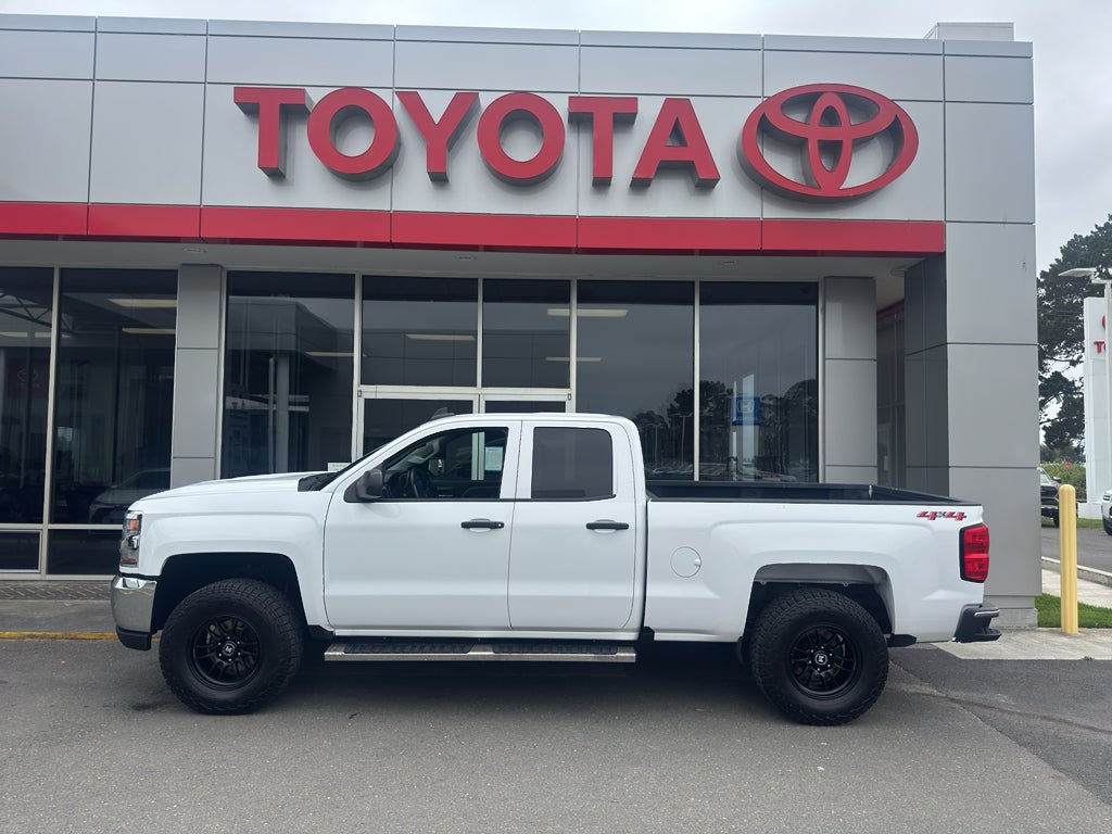 2018 Chevrolet Silverado LS in Summit White — front three-quarter view
