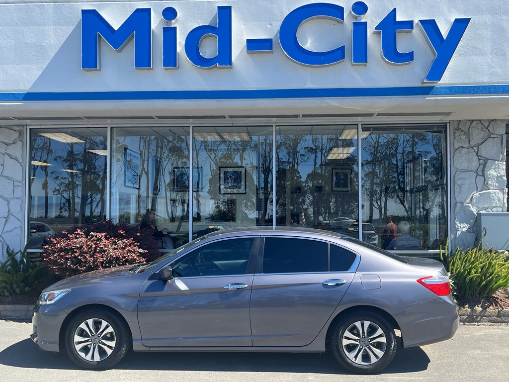 2015 Honda Accord LX in Gray — front three-quarter view