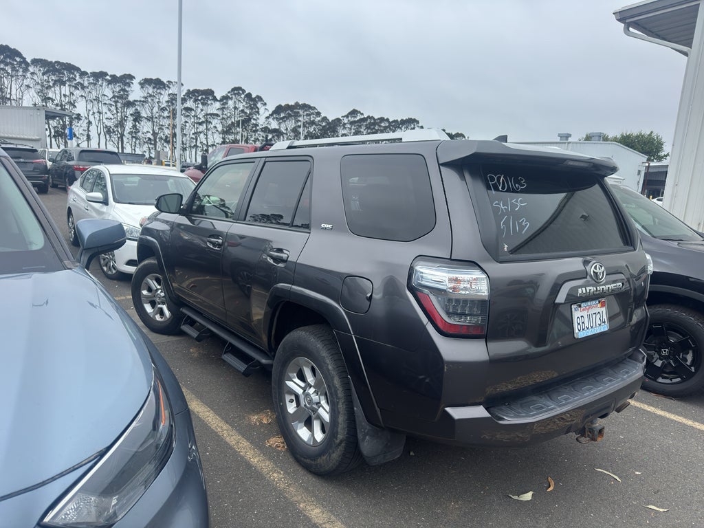 2017 Toyota 4Runner SR5 in Magnetic Gray Met. — front three-quarter view